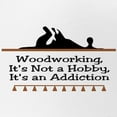 thumbnail image 2 of CafePress - Woodworking Addiction - Adjustable Unisex Printed Trucker Hat with Mesh Back, 2 of 10