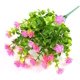 thumbnail image 1 of 21 cabezas de flor de loto de plástico con hojas de eucalipto ramo de rosas de flores artificiales para la decoración del hogar decoración de la pared de la planta decoración del jardín oso de fresa Juguete, 1 of 4