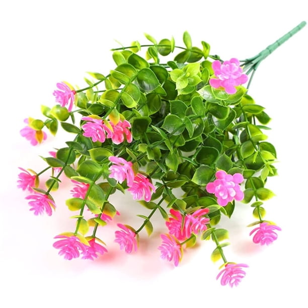 21 cabezas de flor de loto de plástico con hojas de eucalipto ramo de rosas de flores artificiales para la decoración del hogar decoración de la pared de la planta decoración del jardín oso de fresa Juguete