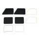 thumbnail image 4 of Ventanas acrílico 1Set / 4pcs para coche de de simución SCX10 Durable, resistente al desgaste, y ecológico Baoblaze Reparación de ventanas RC, 4 of 8