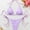 Purple, variant on Top-kevin Bikini Set for Women Two Piece Swimsuits V Neck Low Rise Crisscross Back Self Tie Spaghetti Straps