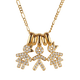 thumbnail image 1 of Collar para Mujer de Niños LuckyLy Baño de Oro 14k y Zirconia Cúbica Cadena y Charms Modelo Darcy Niño y Niña dorado, 1 of 6
