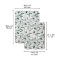thumbnail image 2 of Mainstays Memory Foam Bath Mat Set Printed Leaf, 2 of 5