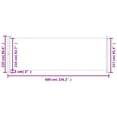 thumbnail image 4 of vidaXL Patio Retractable Side Awning 220x600 cm Grey, 4 of 5