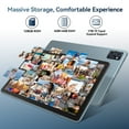 thumbnail image 2 of 2024 Latest 10in Android 12 Tablet 8gb RAM 128gb ROM FHD IPS Screen 8-Core T610, 5G Wifi Tablet with Keyboard,13MP+8MP, 1TB Expand, Gray, 2 of 10