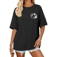 thumbnail image 7 of Ankishi Koi Fish T Shirts for Women Koi Fish Print Crew Neck Graphic Tees Fashion Vacation Cotton Tops for Travel, 7 of 7