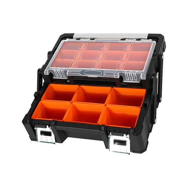 Ximing Hardware Storage Box Tool Organizer Detachable Screw Component  Storage Box Multigrid Electrician Screws Organizer for Camping 