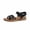 Black# 01, variant on Womens Flat Sandals Open Toe Ankle Strap Womens Sandal Summer Beach Travel
