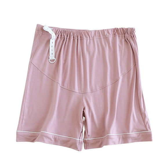 ZyeKqe Pajamas Shorts for Women High Waisted Lounge Shorts Casual Comfy Bottom Shorts Loungewear