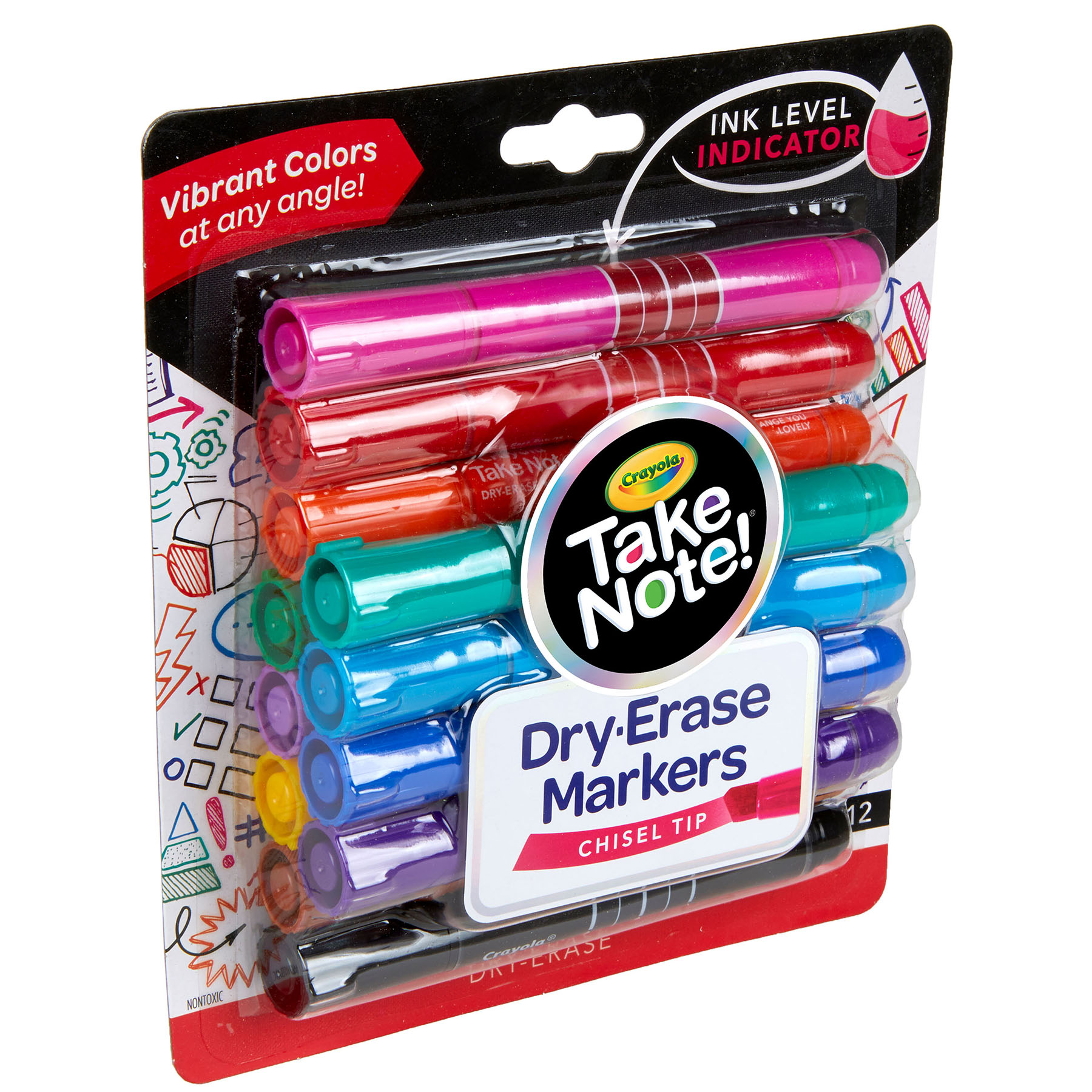 Crayola Low Odor Dry Erase Markers, 12 Count photo 3