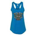 thumbnail image 2 of Wild Bobby, Biker Til I Die Live to Ride Motorcycle Cars and Trucks Ladies Racerback Tank Top, Turquoise, Small, 2 of 3