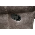 thumbnail image 4 of Steve Silver Nashville Faux Suede Reclining Sofa with Console, USB, Grey, 39" x 88" x 41", 4 of 10