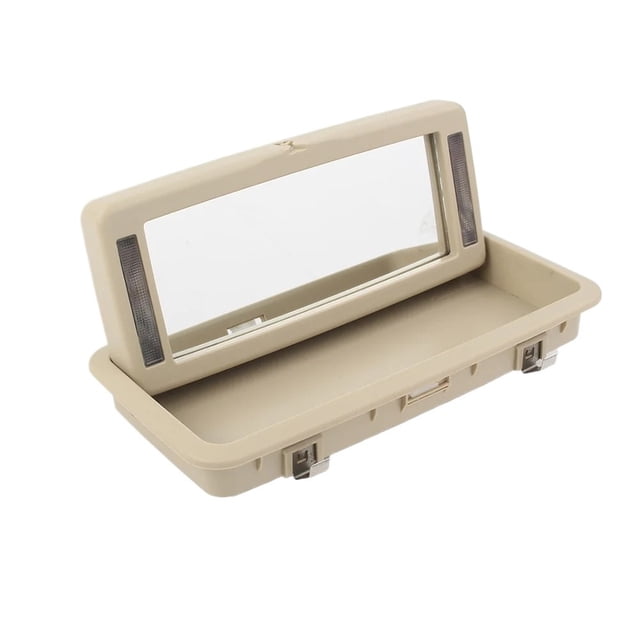 Car Rear Row Vanity Mirror Makeup Mirror With Lights For Jaguar For XJ 2010-2019 C2D19845PVJ