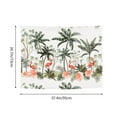 thumbnail image 6 of Kdxio Flamingo Palm Trees Wall Hanging Tapestries Banner For Bedroom College Dorm Home Living Room Party Decor 29X37 In, 6 of 8