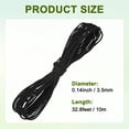 thumbnail image 3 of Uxcell Recoil Starter Rope Pull Cord 3.5mm 10m Nylon Pull Cord for Chain Saw Black, 3 of 7