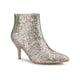thumbnail image 1 of Botines Punta Puntiaguda Con Purpurina Tacón De Aguja Brillantina Para Mujer Plata 36, 1 of 7