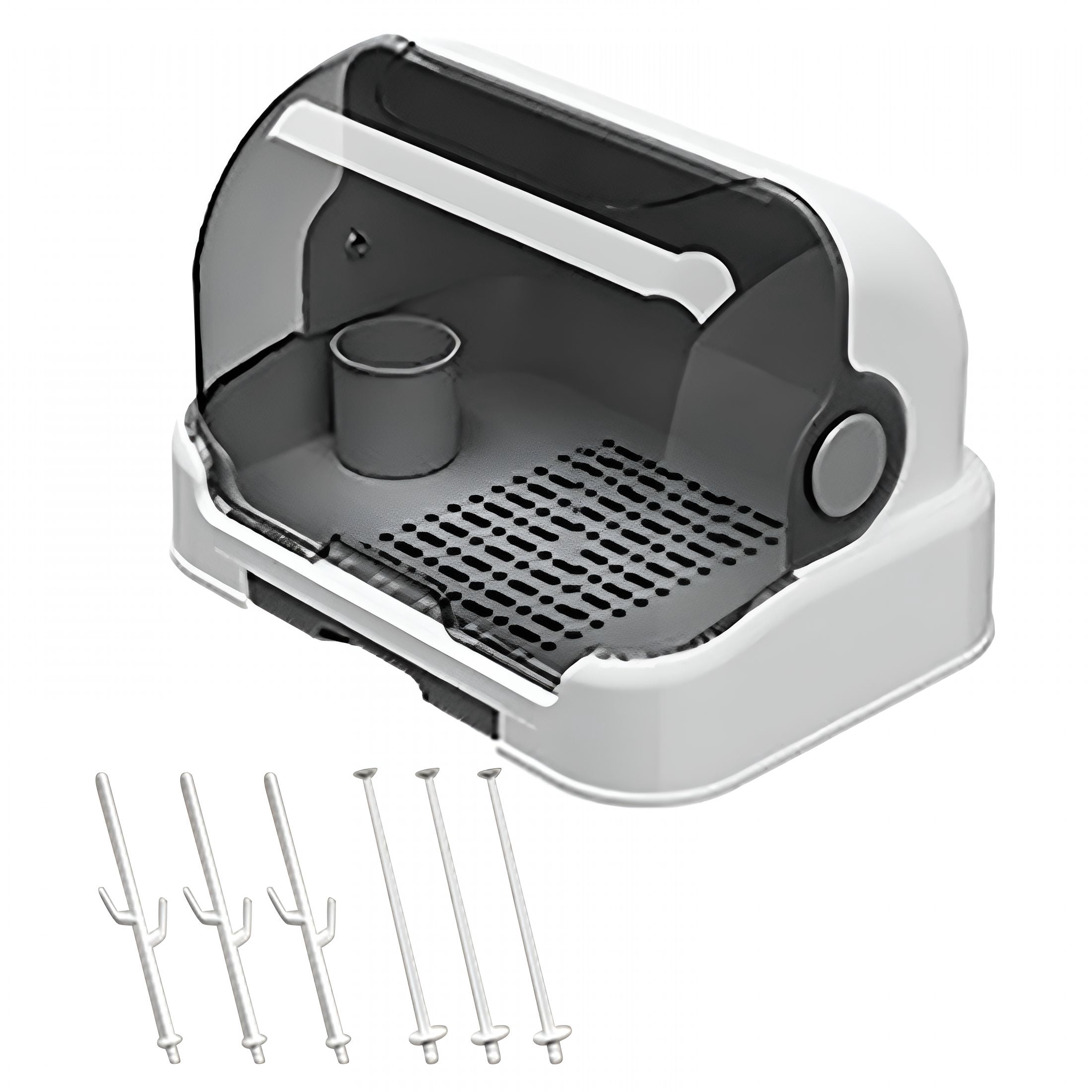ACDANC 2026 New Baby Bottle Drying Rack Storage with Removable Tray Bpa Free Plastic Organizer for Nursery Countertop,For Kitchen,Countertop,Babyroom