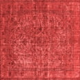 thumbnail image 1 of Ahgly Company Indoor Square Oriental Red Industrial Area Rugs, 3' Square, 1 of 4
