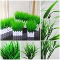 thumbnail image 4 of Asisol 4Pcs Green Artificial Plants Decorative Bendable Fake Plant Fake Grass Plant Art Decorations for Home Living Room Bedroom Garden Office Decor, 4 of 11
