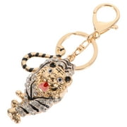 Lovely Tiger Key Chain Bag Hanging Adornment Zodiac Tiger Hanging Keychain