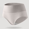 thumbnail image 2 of Posijego M-4XL Womens Underwear Panties High Waist Solid Color Breathable Stretch Soft Panties Plus Size Panty, 2 of 6
