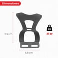 thumbnail image 2 of Tocle Para Pedal Negro Talla L, 2 of 3
