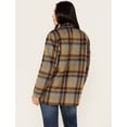 thumbnail image 4 of Cleo + Wolf Women's Oversized Plaid Print Peacoat - CLFA23O33   US, 4 of 4