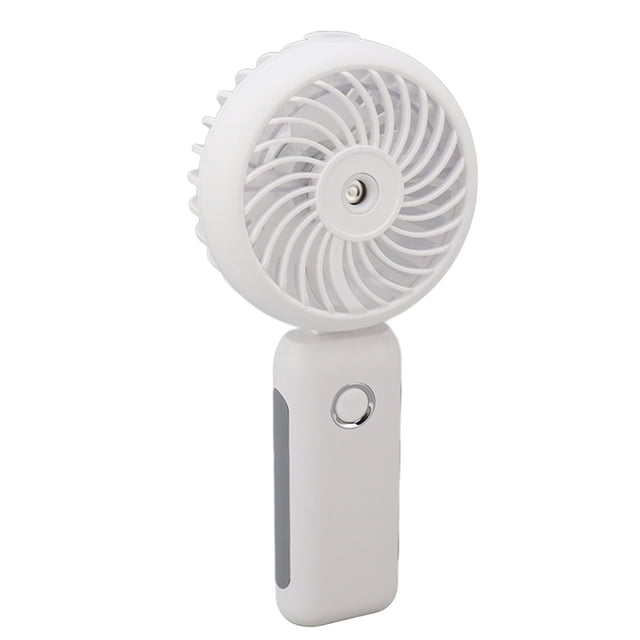 Ventilador portátil de nebulización de mano ANGGREK mini ventilador recargable de silicona ABS 4 cuchillas Turbo