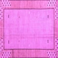 thumbnail image 1 of Ahgly Company Indoor Square Abstract Purple Modern Area Rugs, 4' Square, 1 of 4