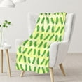 thumbnail image 2 of LHSHID Pickle Blanket Gifts Funny Throw Blanket for Adults Kids Lightweight Plush Soft Cozy Warm Flannel Blankets for Bed Couch, 2 of 8
