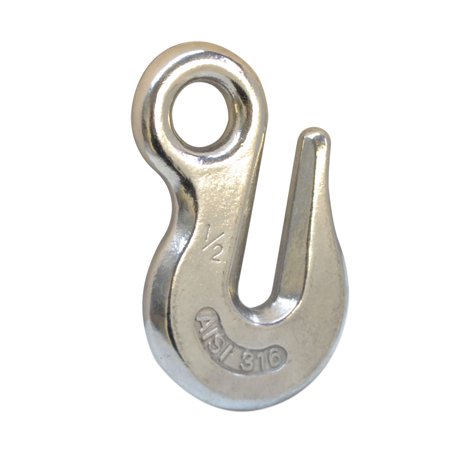 

Stainless Steel Marine Boat 1/2 Precision Cast Eye Grab Hook Chain Anchor T316