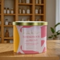 thumbnail image 4 of Nicole Miller Soy Wax Blend Candle - Sandalwood & Peony 14.5oz, 4 of 4