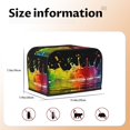 thumbnail image 5 of Fotbe Vibrant Color Splash for Two Slice Toaster Cover, Fingerprint Protector, Super Soft Appliance Cover And Dust Cover,Bread Dust Cover & Fingerprint Protection, 5 of 7
