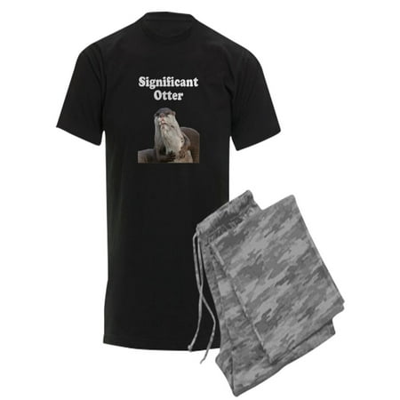 

CafePress - Significant Otter - Men s Dark Pajamas