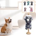 thumbnail image 3 of Fiudx Sudadera con Capucha de Forro Polar Súper Suave para Mascotas, Pijama con Estampado de Estrellas, Abrigo Cálido de Invierno, Ropa de Dormir Versátil para Uso Diario, para Perros Pequeños y Gato, 3 of 5