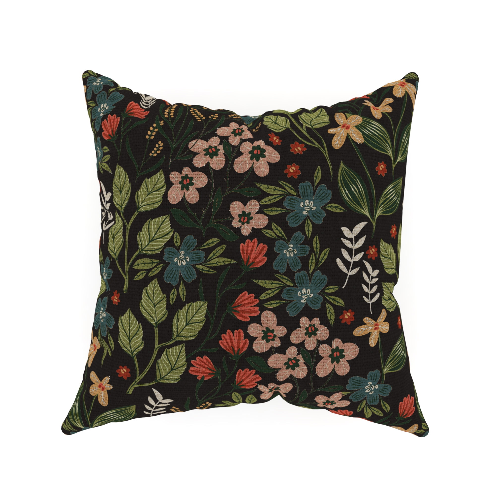 Colorful Cushion Cover Printed Floral Poly Cotton Home Sofa Décor Size 20x20 