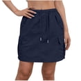 thumbnail image 3 of Zedker Women's Outdoor Skort Golf Skorts Active Athletic Skort UPF 50+ Hiking Casual Skirt Quick Dry with Pockets Navy S, 3 of 9