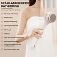 thumbnail image 3 of Electric Body Brush Back Scrubber for Shower, Auto Spinning Exfoliating Massage Bath Brush Rechargeable, Dual Long Handle, Deep Cleansing, Waterproof, Rotating Body Brushes with 4Brush Heads, 3 of 16