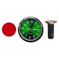 thumbnail image 2 of Reloj de coche, adorno automático, reloj luminoso, clip de ventilación de aire, pequeño, accesorios para coche Verde, 2 of 9