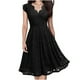 thumbnail image 1 of Moda mujer encaje Pacthword Casual sólido vestido con cuello en V vestido sin mangas Fridja hjkh5597, 1 of 6