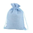 thumbnail image 2 of jifeng 50 Pieces Gift Bags with Drawstring Drawstring Bag for Grocery Party Wedding Blue, 2 of 9