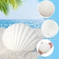 thumbnail image 4 of 18 Conchas de Vieira Naturales, Conchas Blancas A Granel para Manualidades, Pintura, Repostería y para el Verano en la Playa, Bodas y el Hogar., 4 of 5