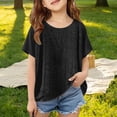 thumbnail image 5 of shoper Girls Shirts Size 14-16 Round Neck Short Sleeve T-Shirts Cute Funny Tees T-Shirts Toddler To Big Kid Sizes, 5 of 7