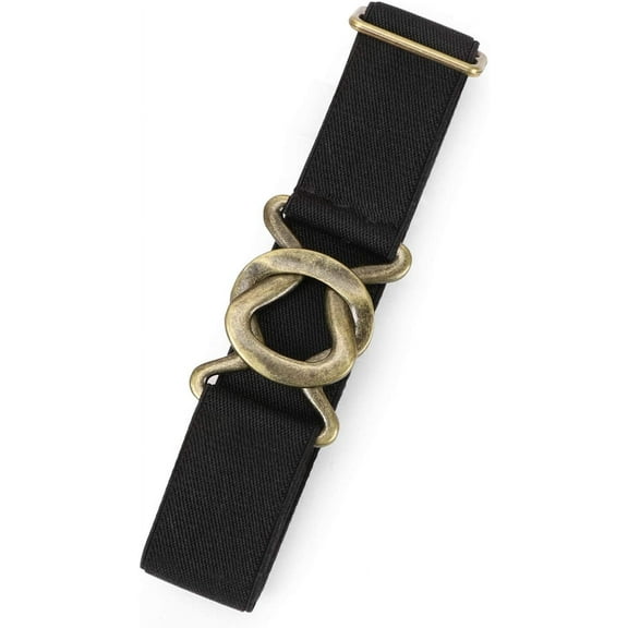 Womens Invisible Belt Comfortable Elastic Adjustable No Show Web Belt Metal Buckle Belt