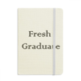 thumbnail image 1 of Cahier Officiel de Diplômé Universitaire Couverture Rigide en Tissu Journal Classique, 1 of 3