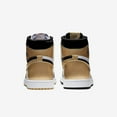 thumbnail image 5 of Nike Mens Air Jordan 1 Retro High OG NRG Top 3" Black/Metallic Gold Leather Size 10, 5 of 6