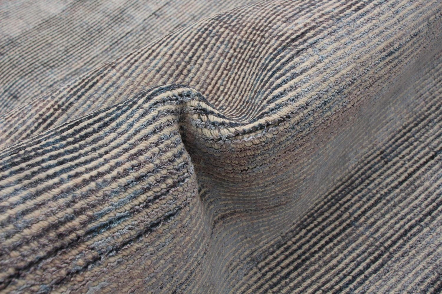 ECARPETGALLERY 5'0" x 7'8" Transitional Galleria Hand Loomed Area Rug for Living Room, Dining Room and Bedroom in Blue