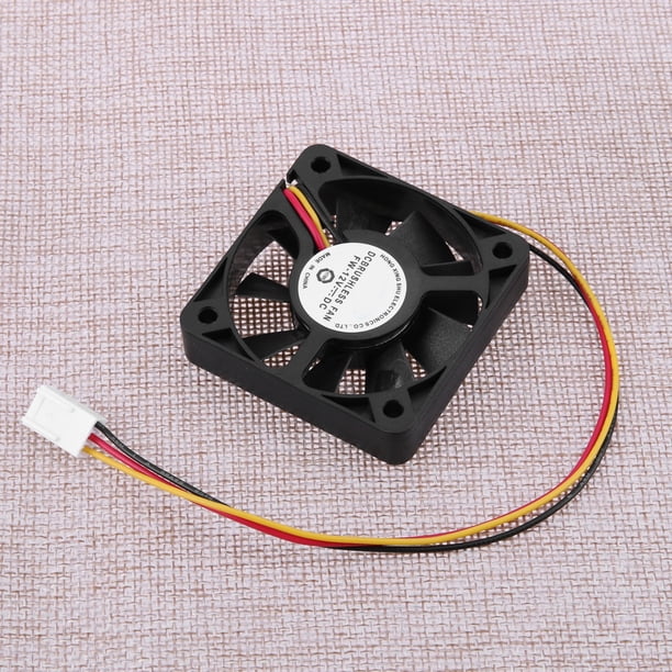 Ventilador De Refrigeración De La Cpu Enfriador de aire de CPU de 3 pines 12V 1/2/5/10 piezas Ventilador de tarjeta de CPU para computadora PC (2 piezas)