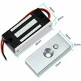 thumbnail image 2 of 60kg 135Lbs Magnetic Electromagnetic Lock for Access Control System, DC 12V Magnetic Door Lock, Outdoor Indoor Security, 2 of 4