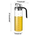 thumbnail image 3 of Oil Bottle Glass Kitchen Household Quantitative Leak Proof Large Seasoning Box Seasoning Can High-temperature Automatic Opening And Closing Oil Pot, 3 of 5